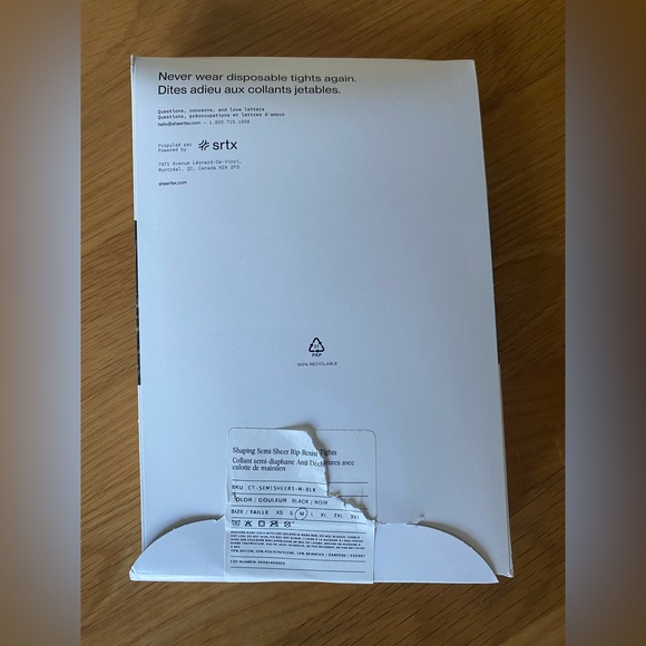 Luxury Shaping Semi-Sheer Rip-Resist Tights - Picture 3 of 4